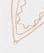 3チェーンレイヤードネックレス