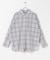 チェックシアーシャツ