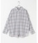 チェックシアーシャツ