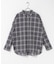 チェックシアーシャツ