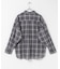 チェックシアーシャツ