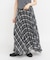 サーキュラーチェックプリーツスカート