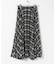 サーキュラーチェックプリーツスカート