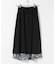 サーキュラーチェックプリーツスカート