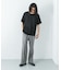 『洗濯可』LINEN NARROW TRIM T-SHIRTS