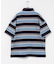 OOPS　接触冷感ボーダーポロシャツ