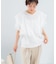 ELENDEEK　MESH LAYERED SLEEVE BLOUSE