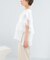 ELENDEEK　MESH LAYERED SLEEVE BLOUSE