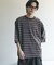 ボーダーエクストラルーズTシャツ