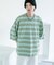 『ユニセックス』ボーダーエクストラルーズTシャツ