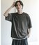 『洗濯可』エクストラルーズスプラッシュニットTシャツ