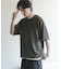 『洗濯可』エクストラルーズスプラッシュニットTシャツ