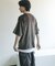 『洗濯可』エクストラルーズスプラッシュニットTシャツ