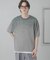 『洗濯可』エクストラルーズスプラッシュニットTシャツ