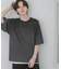 『洗濯可』エクストラルーズスプラッシュニットTシャツ