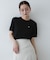 『洗濯可』プレートツキニットTシャツ(半袖)
