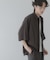 マイクロチェックエクストラルーズショートスリーブシャツ
