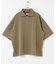 ダンボールポンチハーフジップショートスリーブTシャツ
