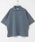 ダンボールポンチハーフジップショートスリーブTシャツ
