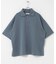 ダンボールポンチハーフジップショートスリーブTシャツ