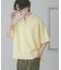 ダンボールポンチハーフジップショートスリーブTシャツ