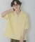 ダンボールポンチハーフジップショートスリーブTシャツ