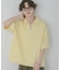ダンボールポンチハーフジップショートスリーブTシャツ