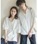 ダンボールポンチハーフジップショートスリーブTシャツ