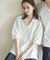 ダンボールポンチハーフジップショートスリーブTシャツ