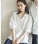 ダンボールポンチハーフジップショートスリーブTシャツ