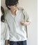 ダンボールポンチハーフジップショートスリーブTシャツ