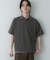 『洗濯可』ドライタッチスキッパーニットTシャツ
