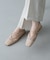 シアードットフラットパンプス