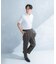 LIFE STYLE TAILOR 　カッタウェイ半袖プルオーバー