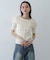 『洗濯可』オフショルリブセーター(半袖)