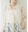 ESTHE　OVERSIZED SHEER LACE SHIRTS