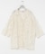 ESTHE　OVERSIZED SHEER LACE SHIRTS