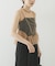 ESTHE　TULLE PEPLUM RUFFLE TOP
