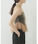 ESTHE　TULLE PEPLUM RUFFLE TOP