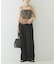 ESTHE　TULLE PEPLUM RUFFLE TOP