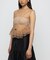 ESTHE　TULLE PEPLUM RUFFLE TOP