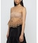 ESTHE　TULLE PEPLUM RUFFLE TOP