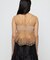 ESTHE　TULLE PEPLUM RUFFLE TOP