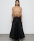 ESTHE　TULLE PEPLUM RUFFLE TOP
