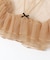 ESTHE　TULLE PEPLUM RUFFLE TOP