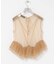 ESTHE　TULLE PEPLUM RUFFLE TOP
