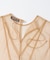 ESTHE　TULLE PEPLUM RUFFLE TOP