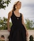 ESTHE　RIB POPLIN DRESS