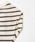 ESTHE　STRIPE TWIST ASYMMETRIC T-SHIRTS
