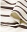 ESTHE　STRIPE TWIST ASYMMETRIC T-SHIRTS